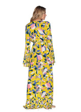 Load image into Gallery viewer, Maaji Yellow Anemone Long Beach Dress
