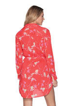 Load image into Gallery viewer, Maaji Wildflower Long Shirt Beach Cover Up