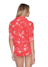 Load image into Gallery viewer, Maaji Wildflower Long Shirt Beach Cover Up