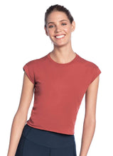 Load image into Gallery viewer, Maaji Dawn Garnet Short Sleeve Top