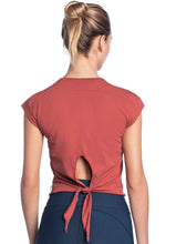 Load image into Gallery viewer, Maaji Dawn Garnet Short Sleeve Top