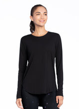 Load image into Gallery viewer, Maaji Pure Black Long Sleeve Top