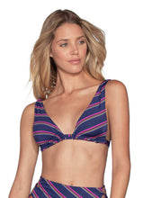 Load image into Gallery viewer, Maaji Island Parade Reversible Triangle Bikini Top