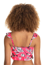 Load image into Gallery viewer, Maaji Festival Juggler 2 way Reversible Bandeau Bikini Top