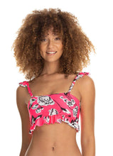 Load image into Gallery viewer, Maaji Festival Juggler 2 way Reversible Bandeau Bikini Top