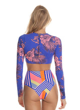 Load image into Gallery viewer, Maaji Spectacular Spectacle Long Sleeve Bikini Top