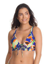 Load image into Gallery viewer, Maaji Sideshow Aerial D Cup Halter Bikini Top