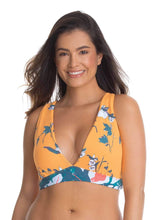 Load image into Gallery viewer, Maaji Storyteller Enchant Reversible D cup Halter Bikini Top