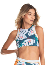 Load image into Gallery viewer, Maaji Trapeze Artist 4 Way Reversible High Neck Bikini Top