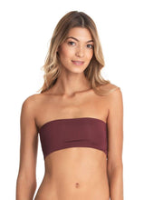 Load image into Gallery viewer, Maaji Crimson Circus 4 Ways Reversible Ruched Strapless Bandeau