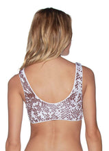 Load image into Gallery viewer, Maaji Sugar White Glee 4-Way Reversible Bralette Bikini Top