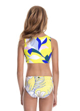 Load image into Gallery viewer, Maaji Sunflower Goldie Reversible Girls Swimsuit