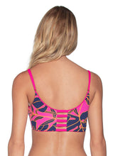 Load image into Gallery viewer, Maaji Hibiscus Pink Praia Reversible Bralette Bikini Top