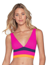 Load image into Gallery viewer, Maaji Caribe Jukebox Reversible Halter Bikini Top
