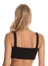 Load image into Gallery viewer, Maaji Hat Black Dazzling 4 way Reversible Bralette Bikini Top