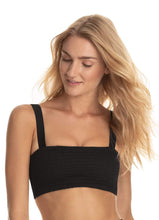Load image into Gallery viewer, Maaji Hat Black Dazzling 4 way Reversible Bralette Bikini Top