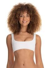 Load image into Gallery viewer, Maaji Card White Izzy 4 Way Reversible Bralette Bikini Top