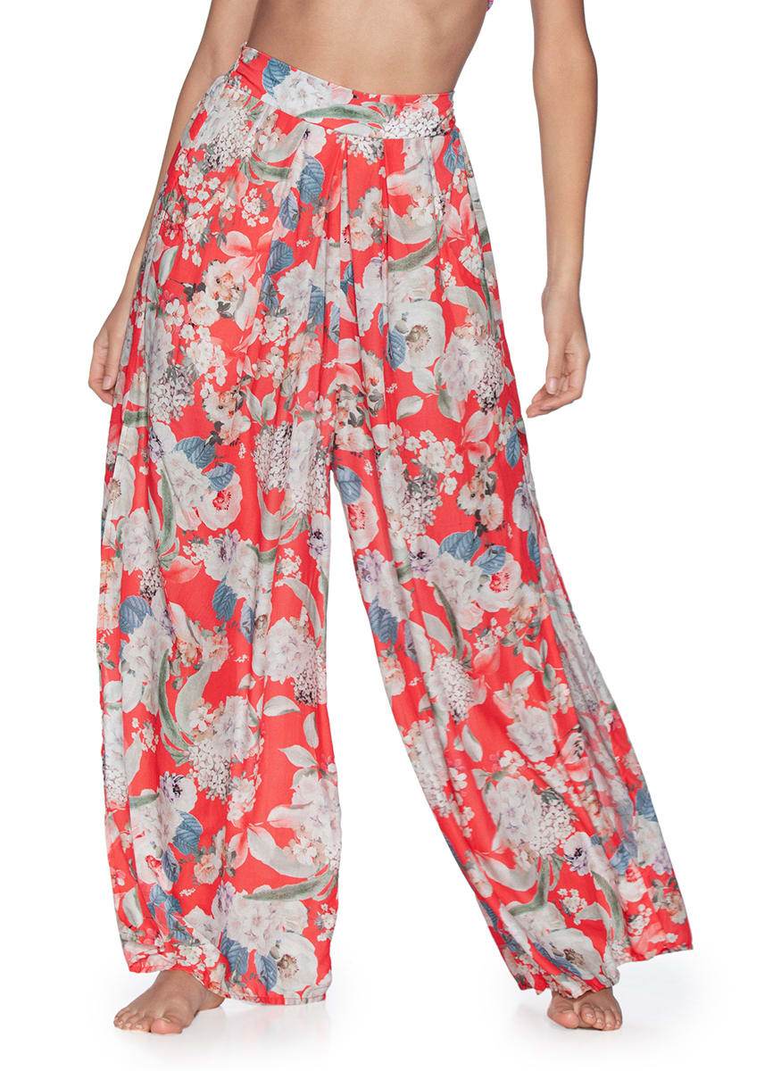 Maaji Flower Petals High Waisted Beach Pants