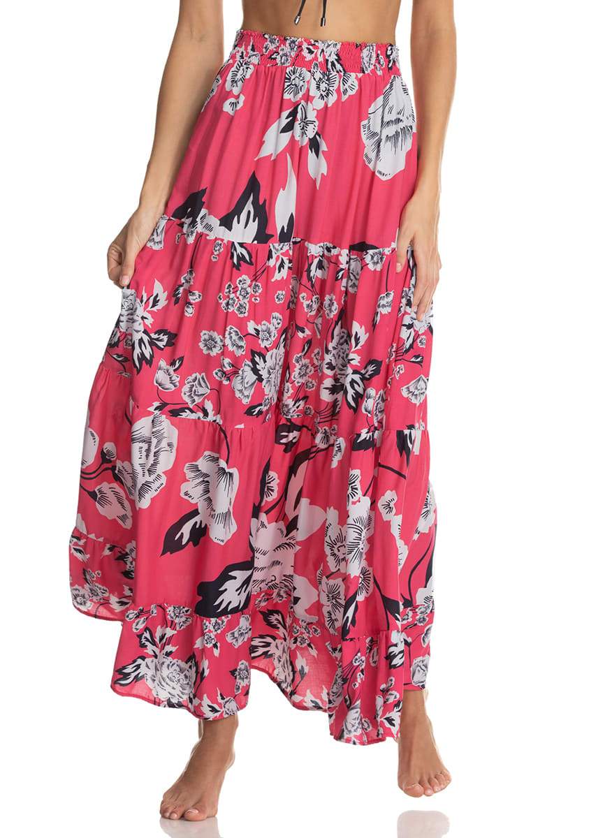 Maaji Strawberry Lolipop Long Skirt