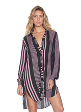 Load image into Gallery viewer, Maaji Lavanda Serenity Long Shirt Beach Cover Up
