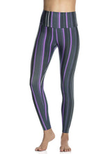 Load image into Gallery viewer, Maaji Double Dream Stripe Pacific Reversible High Rise Full Legging
