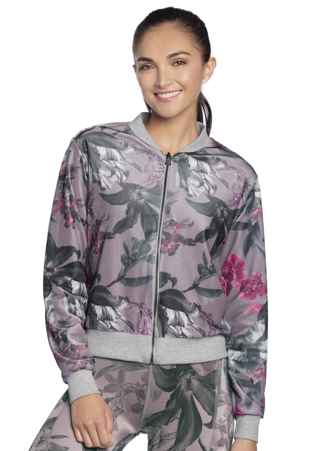Maaji Eight Track Flora Lilac Reversible Jacket