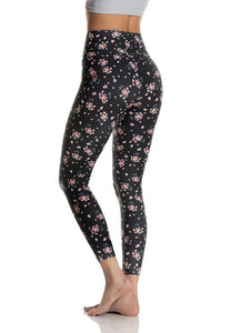 Maaji Dazzling Meadow Steel High Waisted ⅞ Leggings