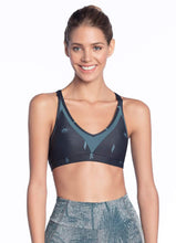 Load image into Gallery viewer, Maaji Mist Aster Prussian Low Impact Sports Bra
