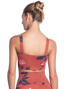 Maaji Resilient Tullip Garnet  4 Way Medium Impact Sports Bra