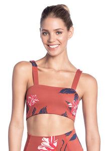 Maaji Resilient Tullip Garnet  4 Way Medium Impact Sports Bra