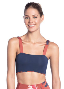 Maaji Resilient Tullip Garnet  4 Way Medium Impact Sports Bra