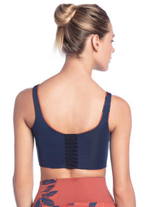 Maaji Resilient Tullip Garnet  4 Way Medium Impact Sports Bra
