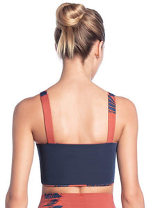 Maaji Resilient Tullip Garnet  4 Way Medium Impact Sports Bra