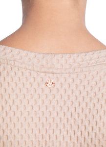 Maaji Noon Peach Quilted Sweatshirt