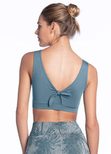 Load image into Gallery viewer, Maaji Dream Aegean 2 Way Reversible Low Impact Sports Bra
