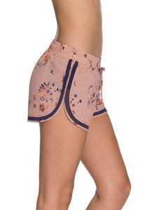 Maaji Air Wildflowers Peach Short With Brief Liner