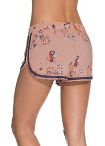 Maaji Air Wildflowers Peach Short With Brief Liner