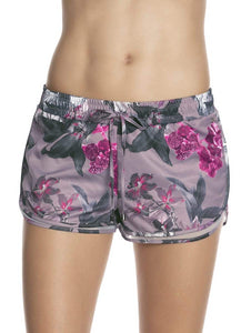 Maaji Air Flora Lilac Short With Brief Liner
