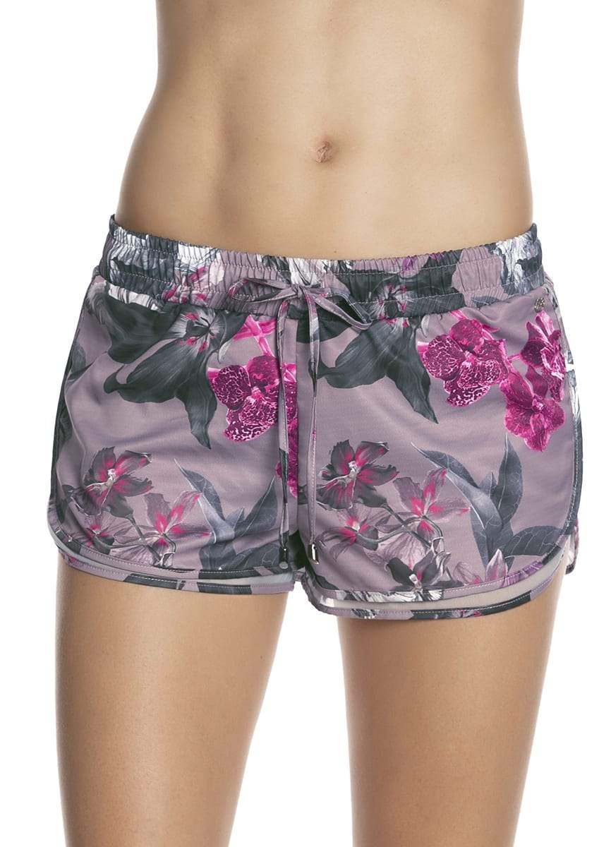 Maaji Air Flora Lilac Short With Brief Liner