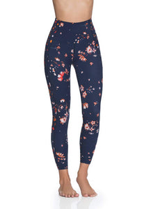 Maaji Mayfly Wildflowers Indigo High Rise 7/8Th Legging