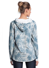Load image into Gallery viewer, Maaji Felicity Palm Pewter Reversible Hooded Layer
