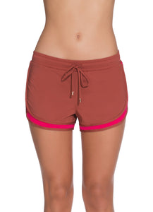 Maaji Delight Garnet Short With Brief Liner