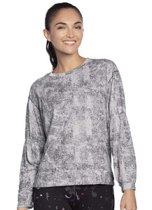 Maaji Aesthetic Gray Long Sleeve Top