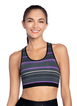 Load image into Gallery viewer, Maaji Intense Black Reversible Medium Impact Sports Bra
