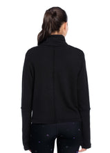 Load image into Gallery viewer, Maaji Warmth Black Funnel Neck Sweatshirt
