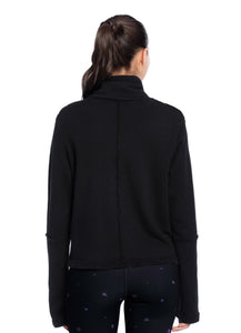 Maaji Warmth Black Funnel Neck Sweatshirt