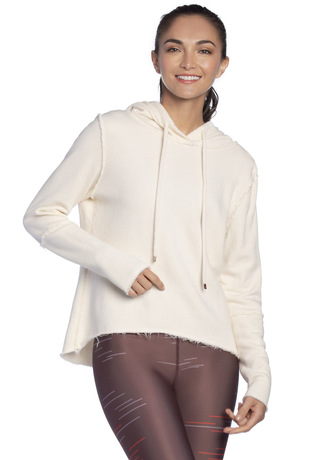 Maaji Legacy Ivory Long Sleeve Hoodie