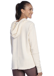 Maaji Legacy Ivory Long Sleeve Hoodie