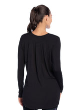 Load image into Gallery viewer, Maaji Pure Black Long Sleeve Top
