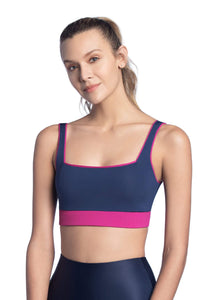 Maaji Pitch Magenta Reversible Low Impact Sports Bra